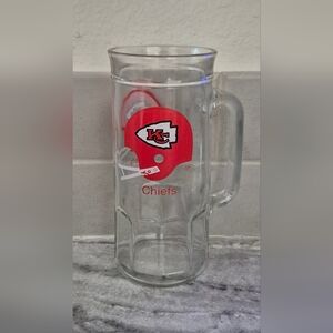 Kansas City Chiefs Glass Beer Mug